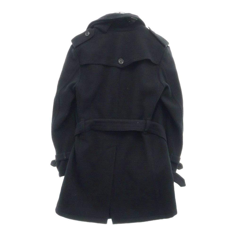 BURBERRY BLACK LABEL(バーバリー ブラックレーベル) ウール ダブルボタン トレンチコート D1B12-261-08