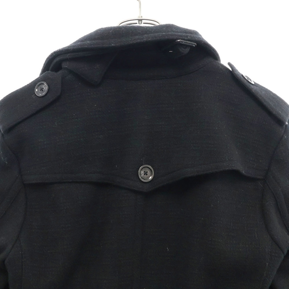 BURBERRY BLACK LABEL(バーバリー ブラックレーベル) ウール ダブルボタン トレンチコート D1B12-261-08
