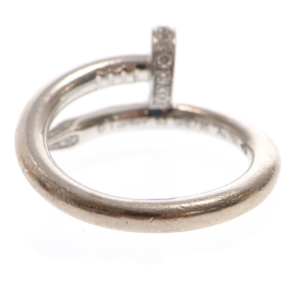 Cartier(カルティエ) Juste un Clou ring diamonds ジュスト アンクル リング ダイヤモンド ホワイトゴールド 53/13号