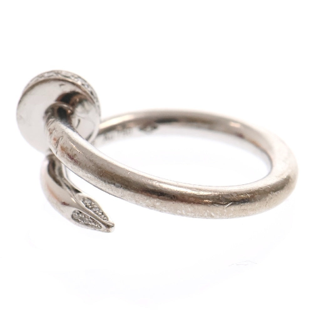 Cartier(カルティエ) Juste un Clou ring diamonds ジュスト アンクル リング ダイヤモンド ホワイトゴールド 53/13号