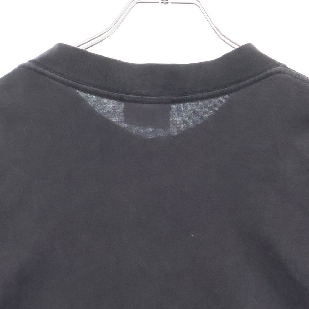 BALENCIAGA(バレンシアガ) 25SS I Heart Paris Medium Fit T-Shirt フロントロゴプリント 半袖Tシャツ カットソー 764235 TRVU9 ブラック