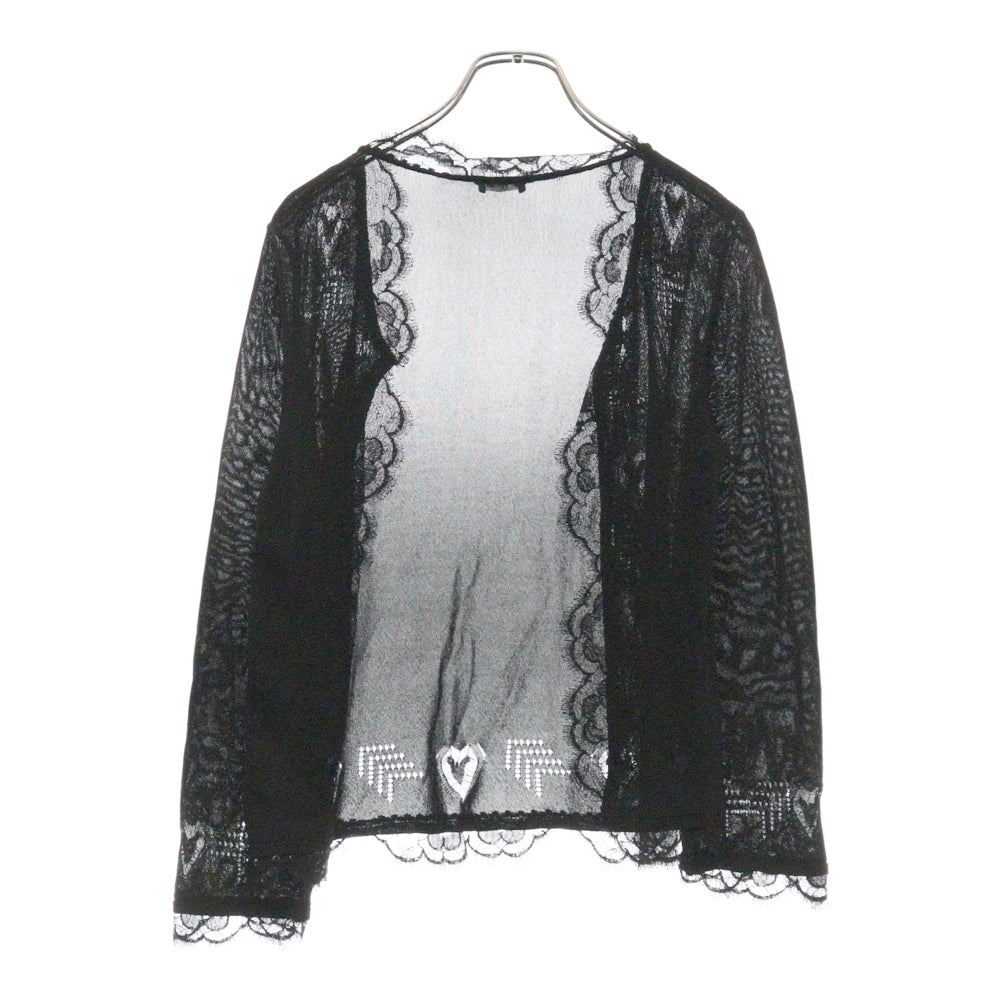 CHANEL(シャネル) 06A レース刺繍 カーディガン レディース ブラック P28016