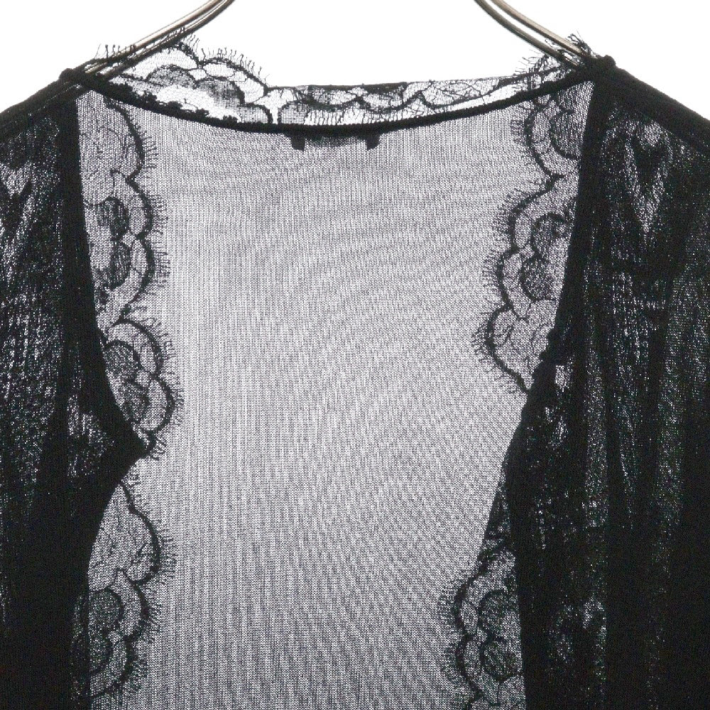 CHANEL(シャネル) 06A レース刺繍 カーディガン レディース ブラック P28016