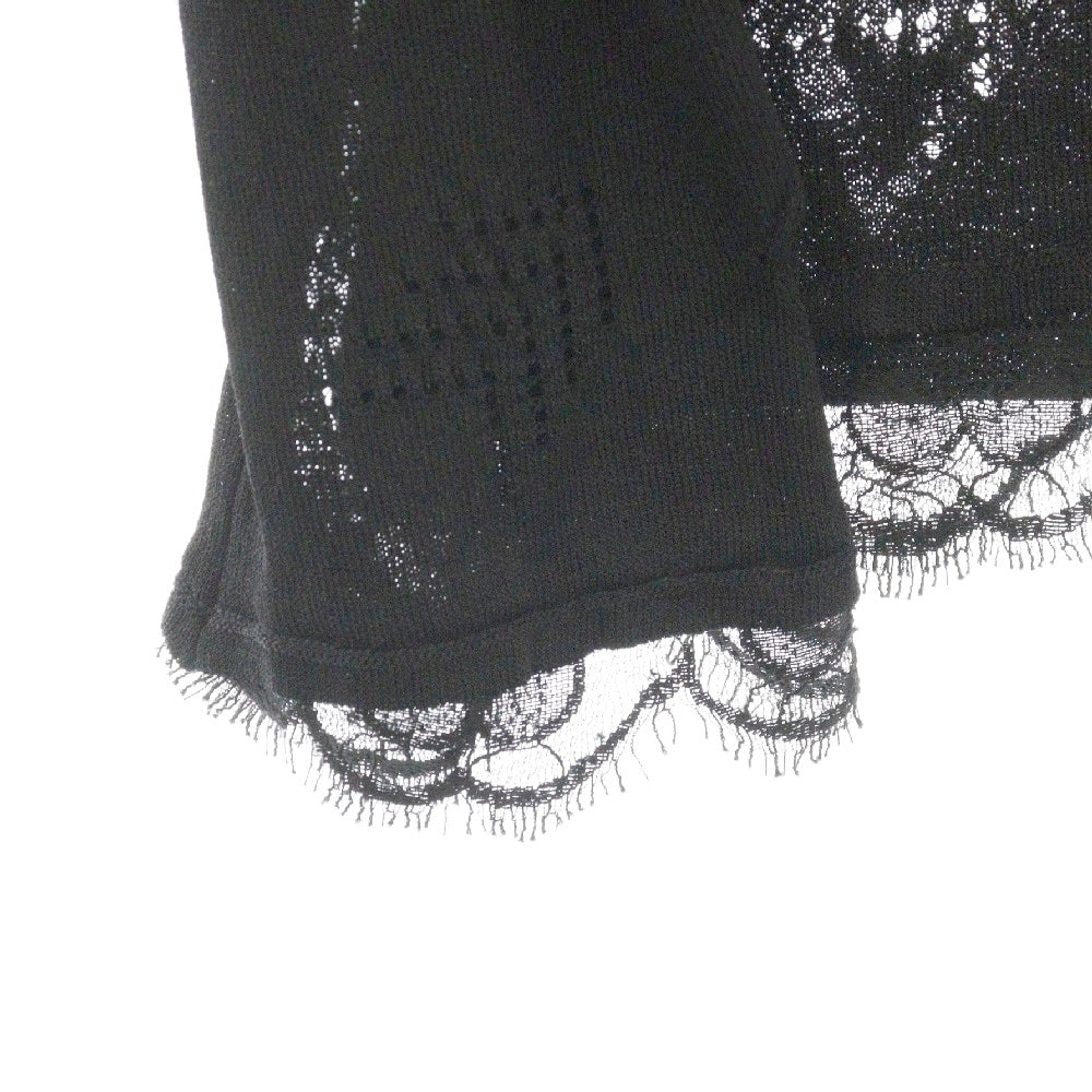 CHANEL(シャネル) 06A レース刺繍 カーディガン レディース ブラック P28016
