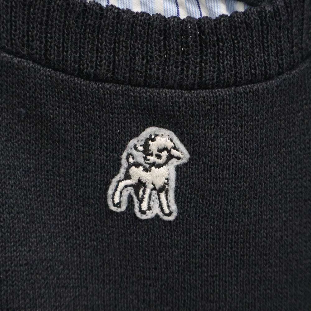 UNDERCOVER(アンダーカバー) 24SS 和紙混 ペーパーニット 半袖セーターTシャツ カットソー ネイビー US1D4901