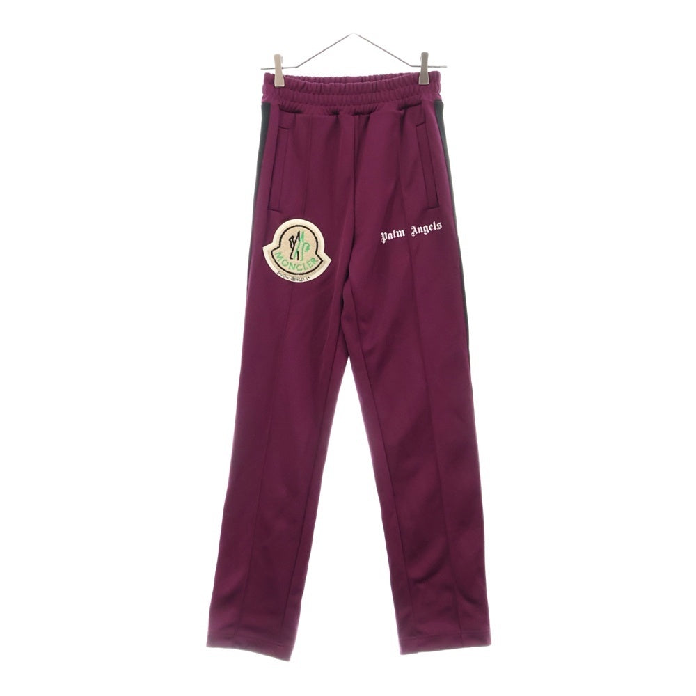 Palm Angels(パームエンジェルス) 19AW ×MONCLER GENIUS8 PANTALONE モンクレール サイドライン トラックパンツ パープル E209L8700350 899A1