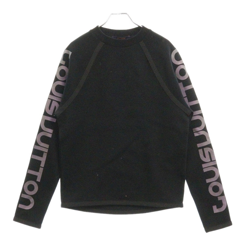 LOUIS VUITTON(ルイヴィトン) 18SS アームロゴ スキューバ クルーネックスウェットトレーナー ブラック RM181 JUJ HEY61W
