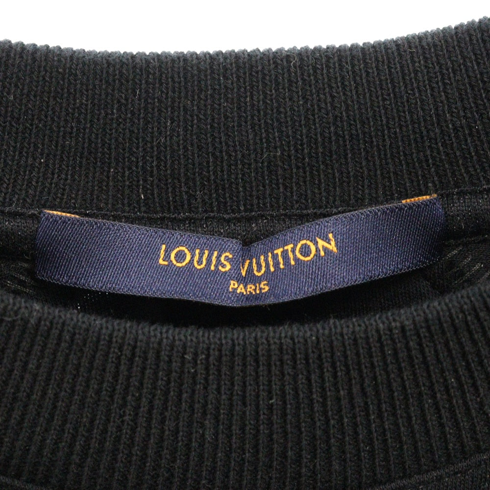 LOUIS VUITTON(ルイヴィトン) 18SS アームロゴ スキューバ クルーネックスウェットトレーナー ブラック RM181 JUJ HEY61W