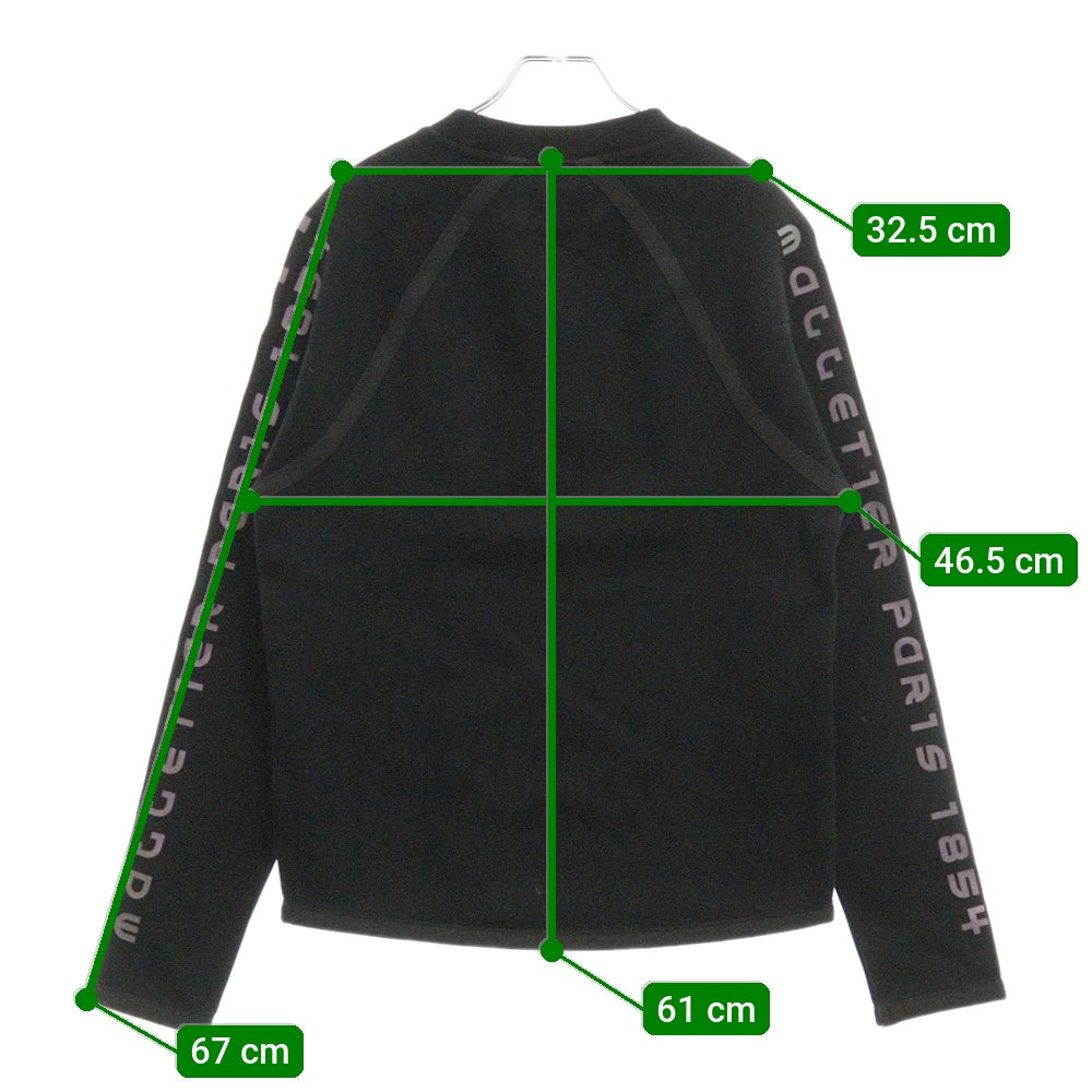 LOUIS VUITTON(ルイヴィトン) 18SS アームロゴ スキューバ クルーネックスウェットトレーナー ブラック RM181 JUJ HEY61W