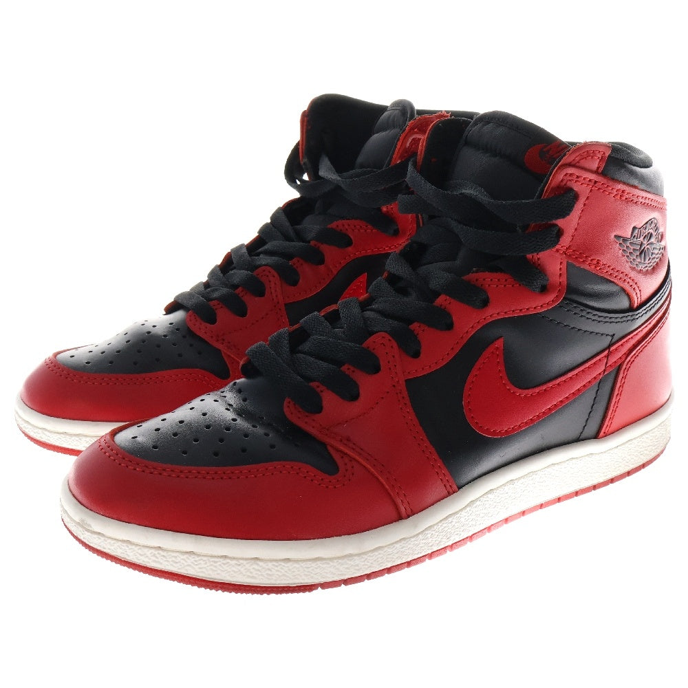 NIKE(ナイキ) AIR JORDAN 1 HI 85 VARSITY RED BQ4422-600 エアジョーダン1 バーシティレッド ハイカットスニーカー ブラック/レッド US7/25cm