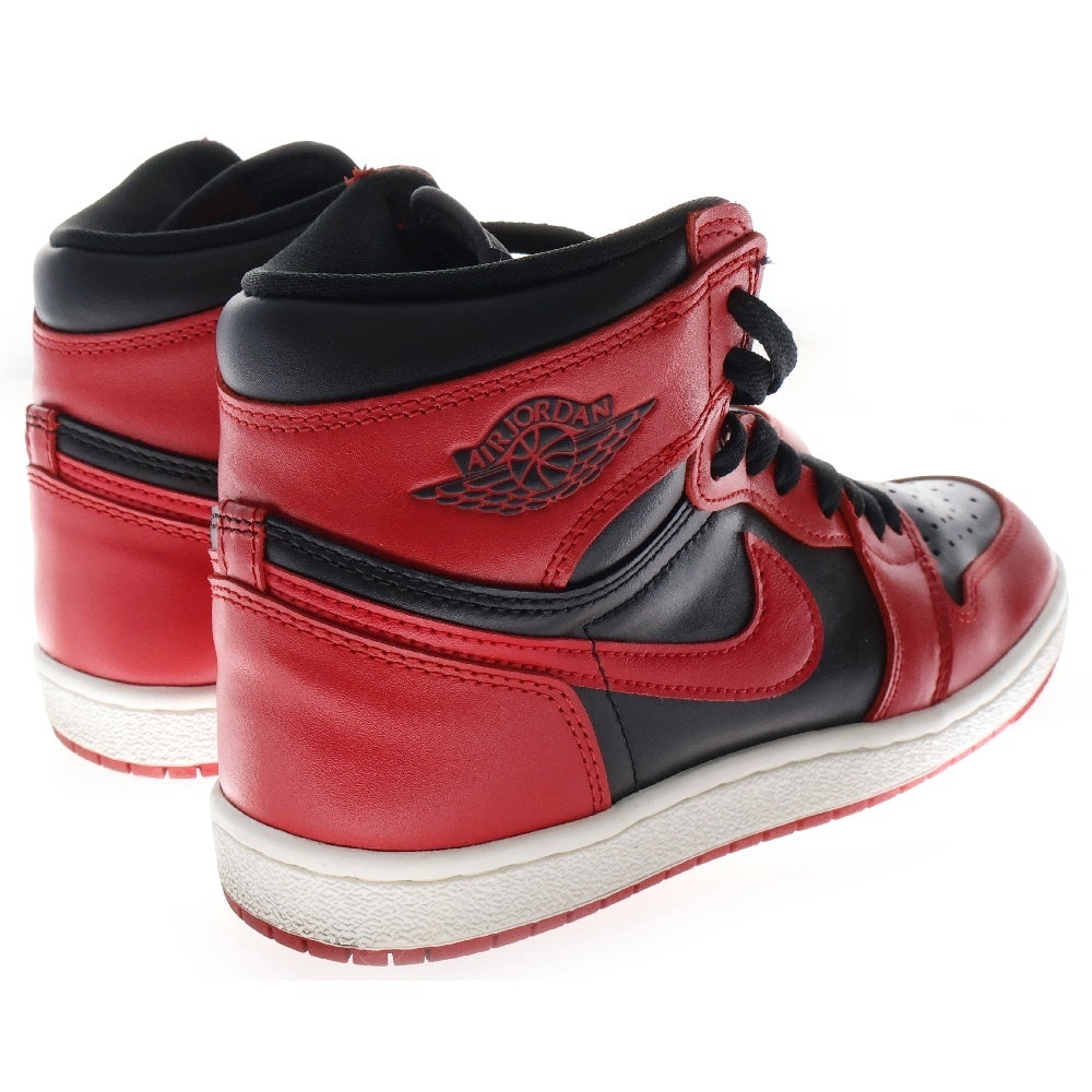 NIKE(ナイキ) AIR JORDAN 1 HI 85 VARSITY RED BQ4422-600 エアジョーダン1 バーシティレッド ハイカットスニーカー ブラック/レッド US7/25cm