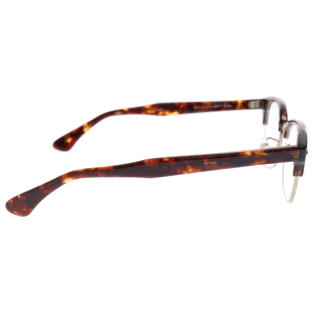 BEAUTY&YOUTH UNITED ARROWS(ビューティーアンドユースユナイテッドアローズ) ×KANEKO OPTICAL 金子眼鏡 サーモントブロー クリアレンズサングラス アイウェア 眼鏡 ブラウン