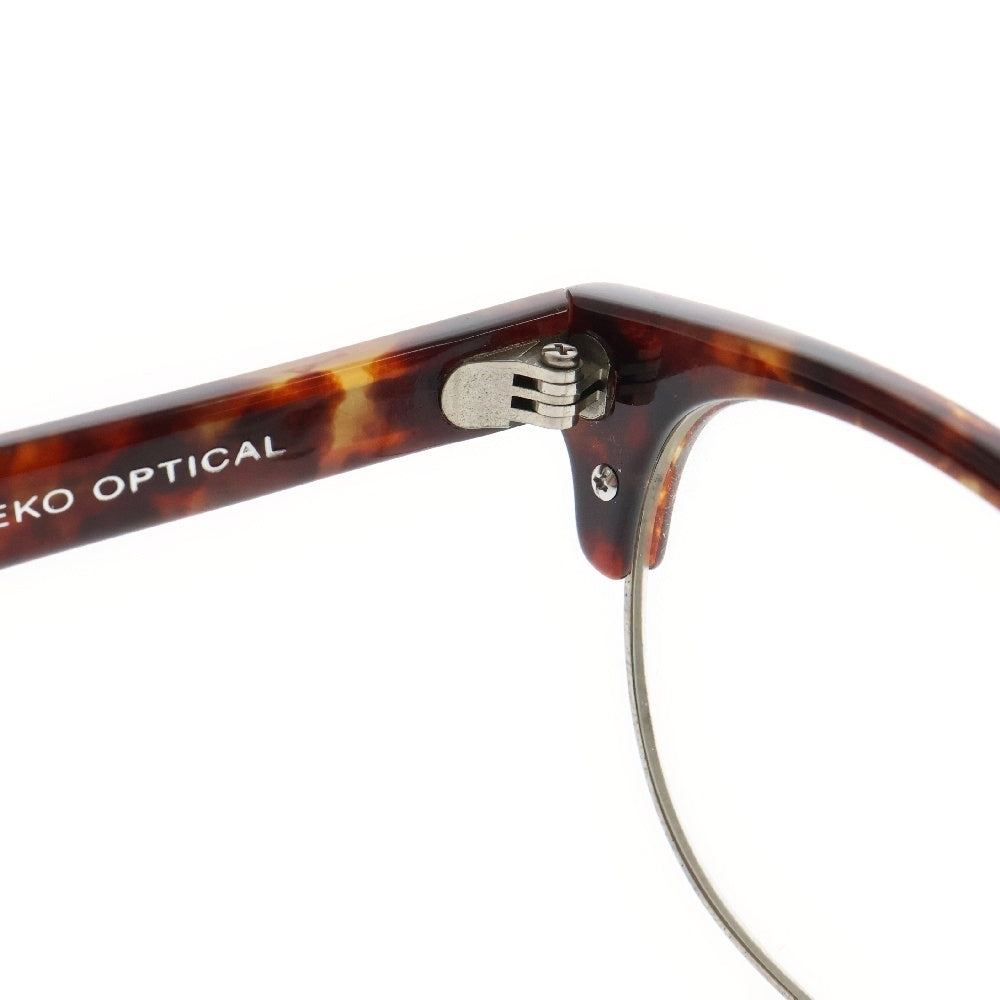 BEAUTY&YOUTH UNITED ARROWS(ビューティーアンドユースユナイテッドアローズ) ×KANEKO OPTICAL 金子眼鏡 サーモントブロー クリアレンズサングラス アイウェア 眼鏡 ブラウン