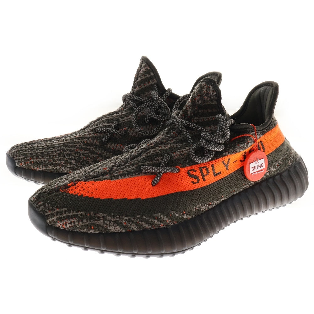 adidas(アディダス) YEEZY BOOST 350 V2 CABON BELUGA HQ7045 イージーブースト350V2 カーボンベルーガ ローカットスニーカー シューズ グレー/オレンジ US8.5/26.5cm
