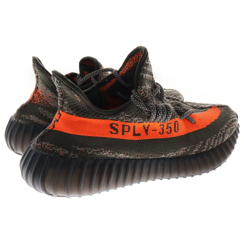 adidas(アディダス) YEEZY BOOST 350 V2 CABON BELUGA HQ7045 イージーブースト350V2 カーボンベルーガ ローカットスニーカー シューズ グレー/オレンジ US8.5/26.5cm