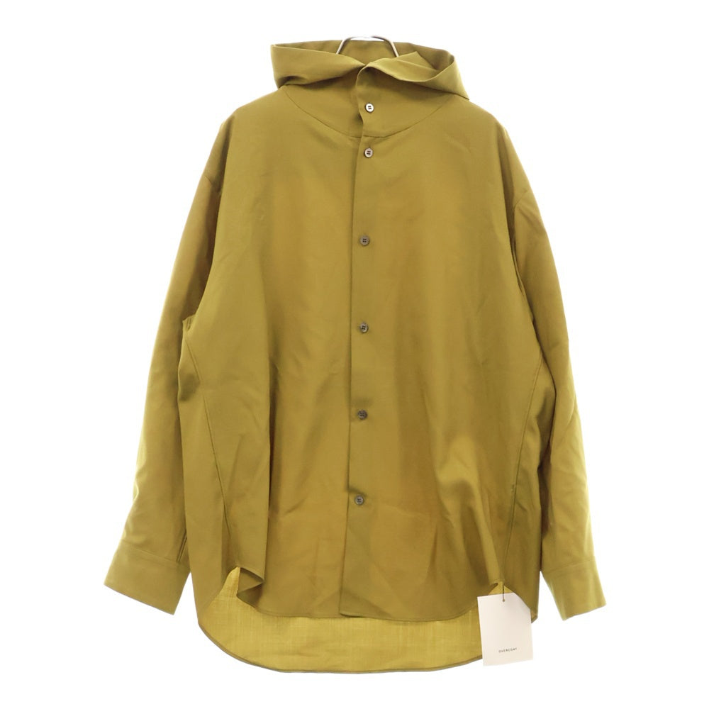 OVERCOAT(オーバーコート) Dropped Shoulder Hoody Top ドロップショルダー フーディトップ長袖シャツ マスタード レディース S23T011-NKWS