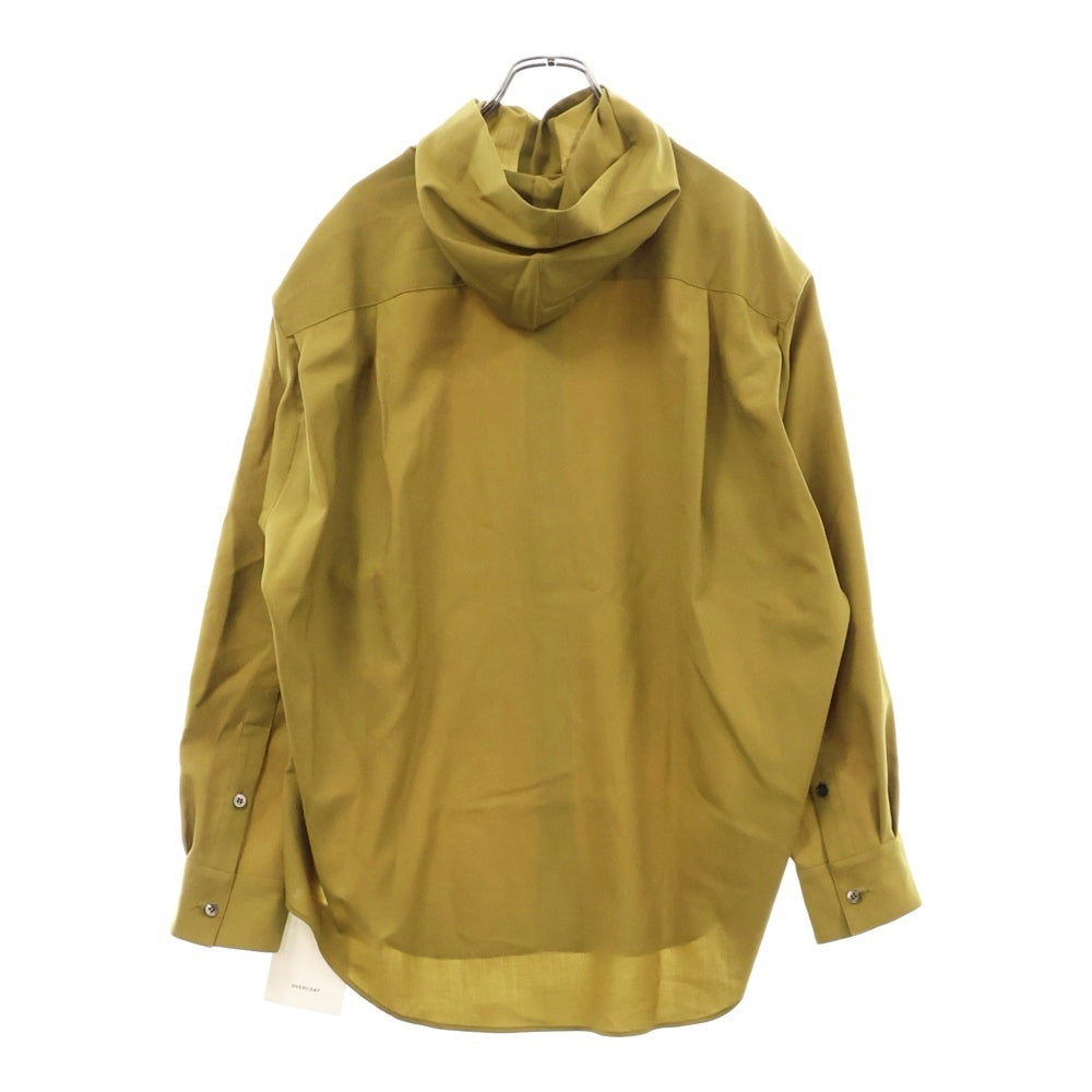 OVERCOAT(オーバーコート) Dropped Shoulder Hoody Top ドロップショルダー フーディトップ長袖シャツ マスタード レディース S23T011-NKWS