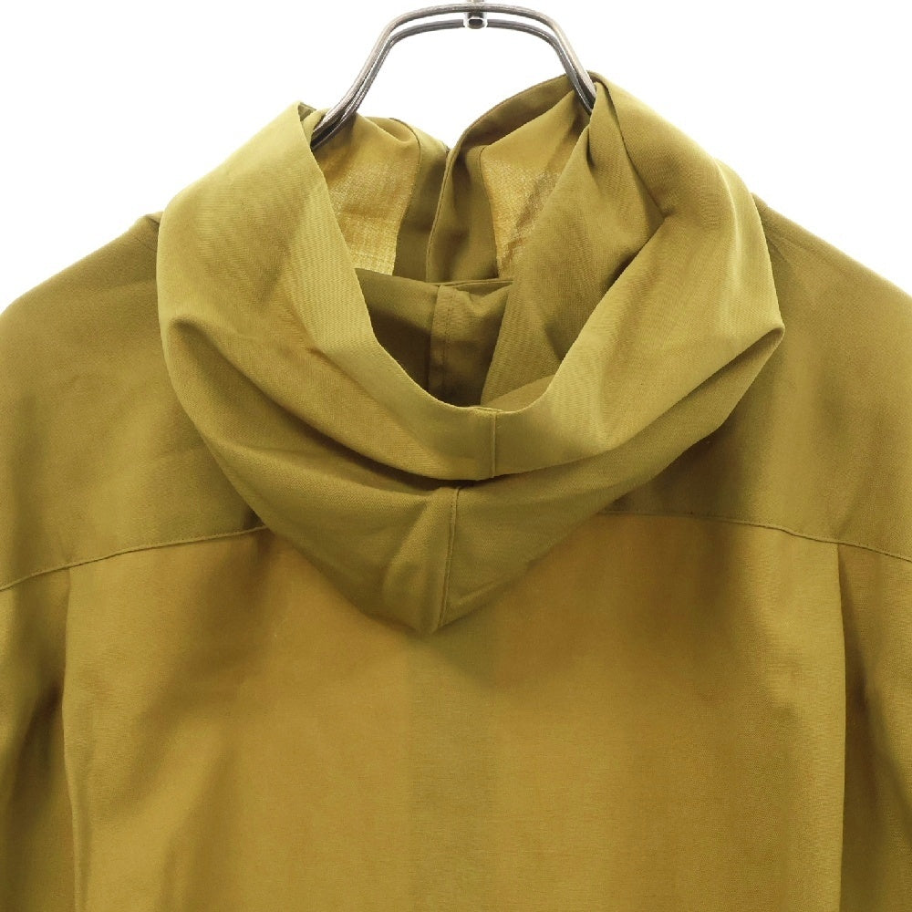 OVERCOAT(オーバーコート) Dropped Shoulder Hoody Top ドロップショルダー フーディトップ長袖シャツ マスタード レディース S23T011-NKWS