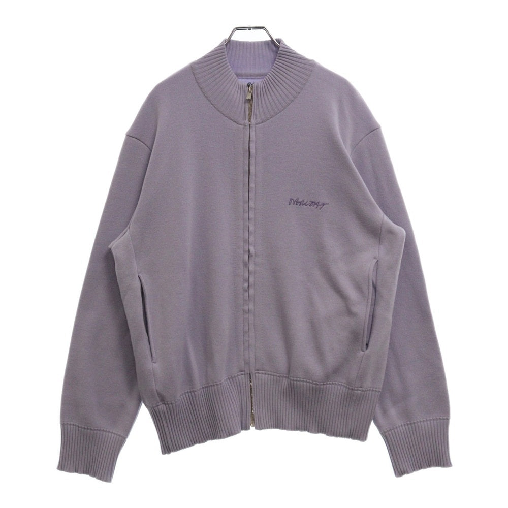 OVERCOAT(オーバーコート) 24AW Zip-Up Blouson ジップアップニットセーター パープル F24KJ01-AGWS