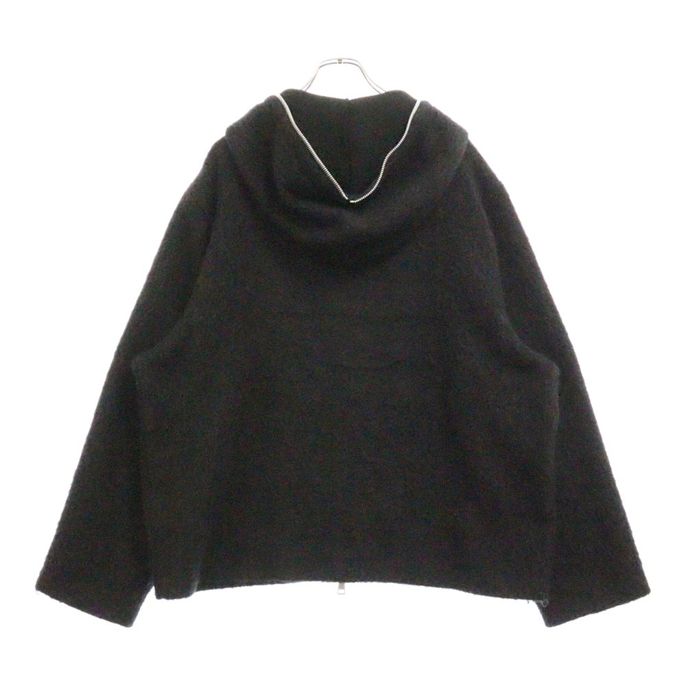 OUR LEGACY(アワーレガシー) 24AWFULL ZIP HOOD Black M4243FBH へアリーウール フルジップ フーディ パーカー ブラック