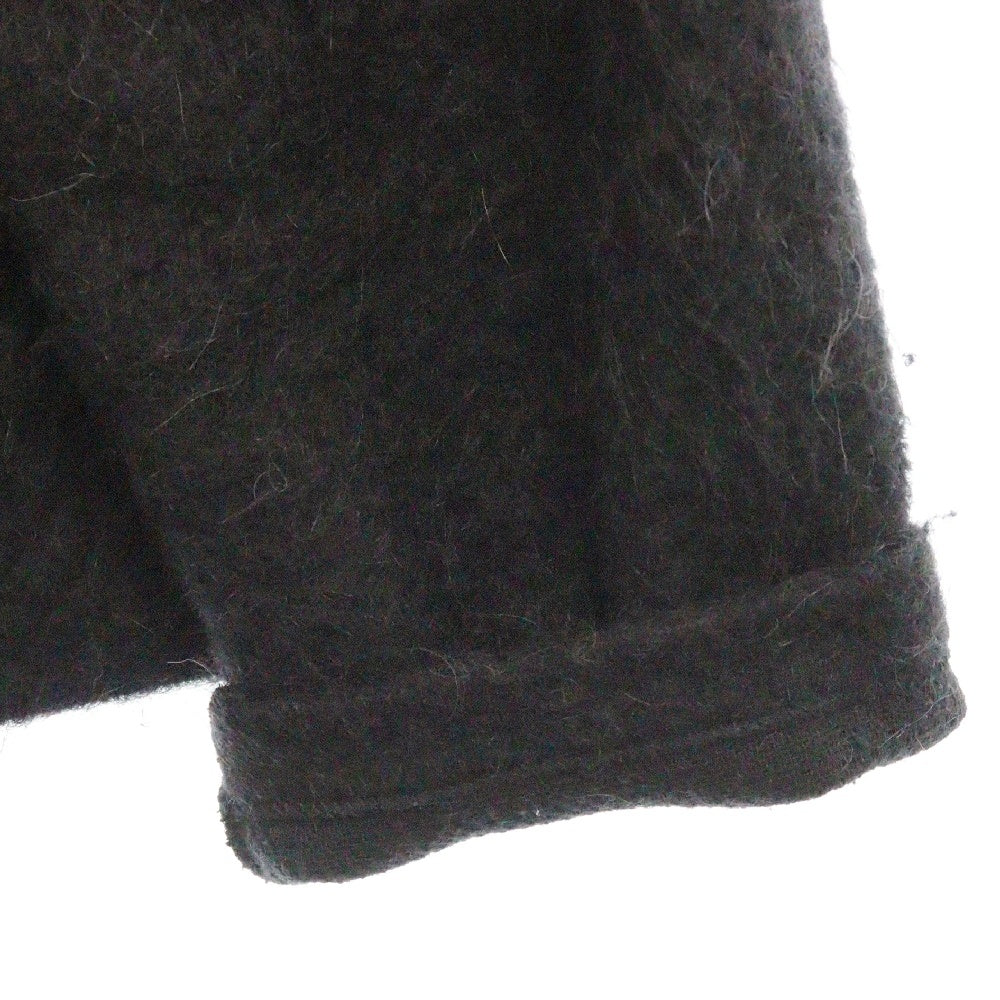 OUR LEGACY(アワーレガシー) 24AWFULL ZIP HOOD Black M4243FBH へアリーウール フルジップ フーディ パーカー ブラック