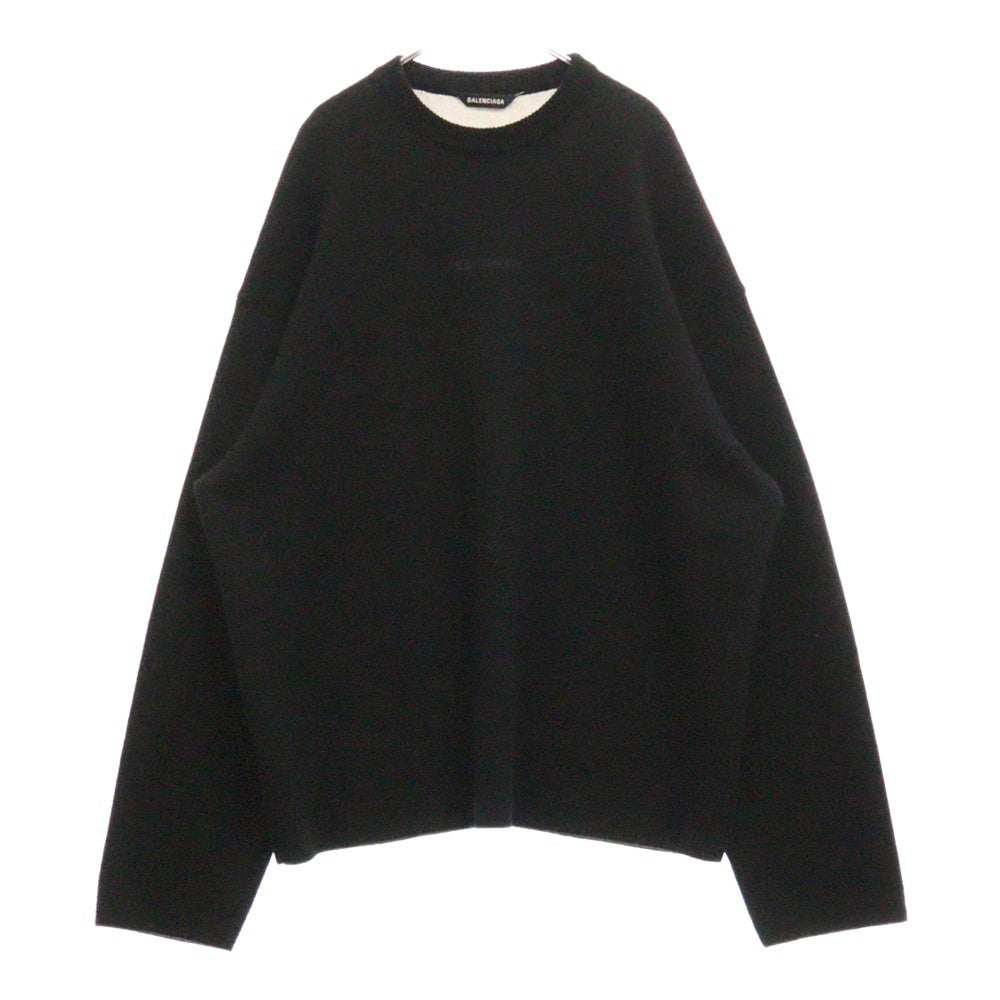 BALENCIAGA(バレンシアガ) Wi-Fiバックロゴセーター ニット 641733 T1586 ブラック