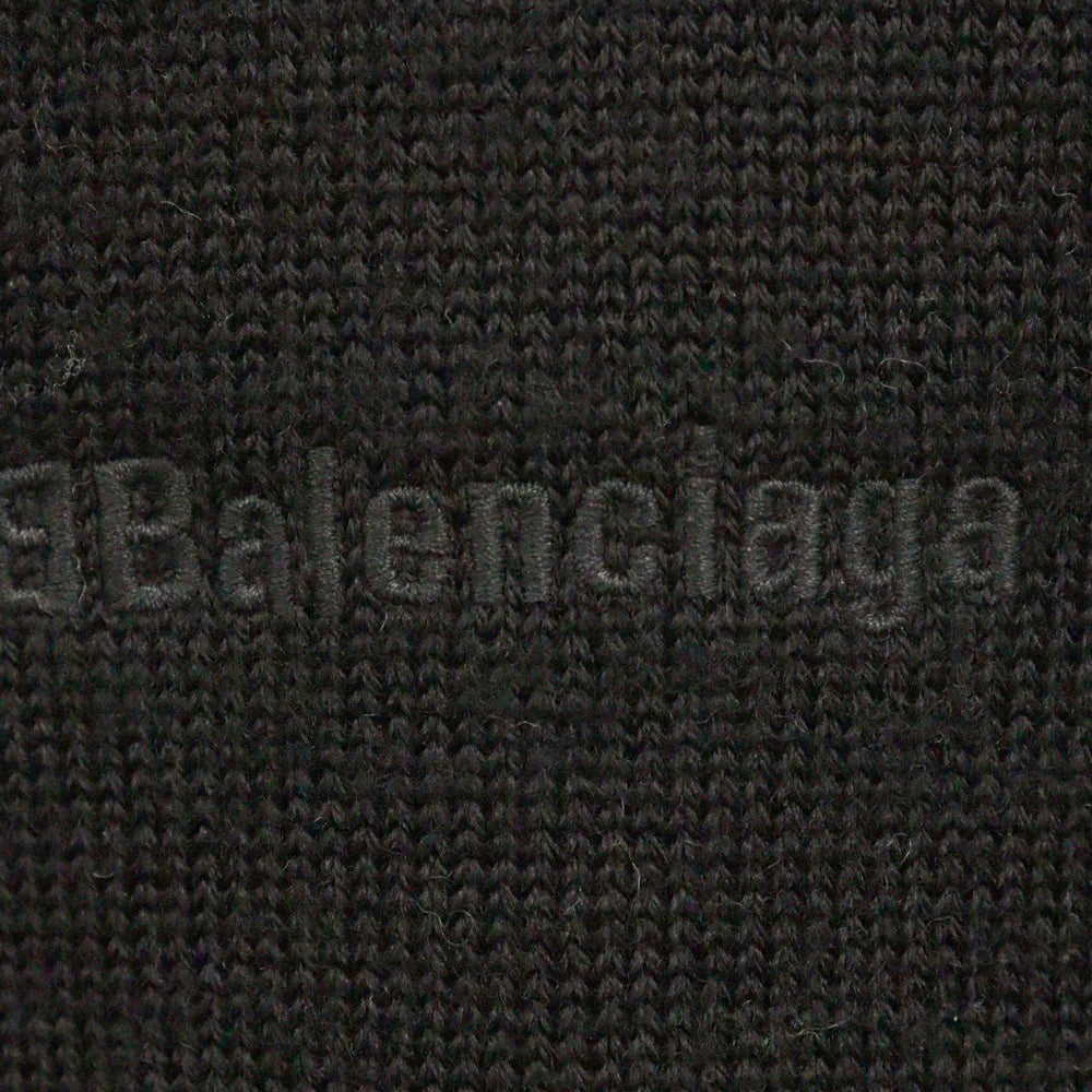 BALENCIAGA(バレンシアガ) Wi-Fiバックロゴセーター ニット 641733 T1586 ブラック