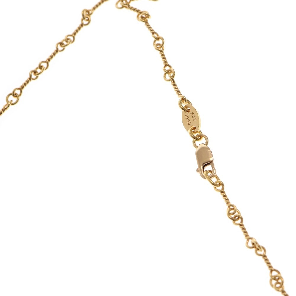 CHROME HEARTS(クロムハーツ) 22K NECKCHAIN T24 ツイストチェーンネックレス 24inch ゴールド