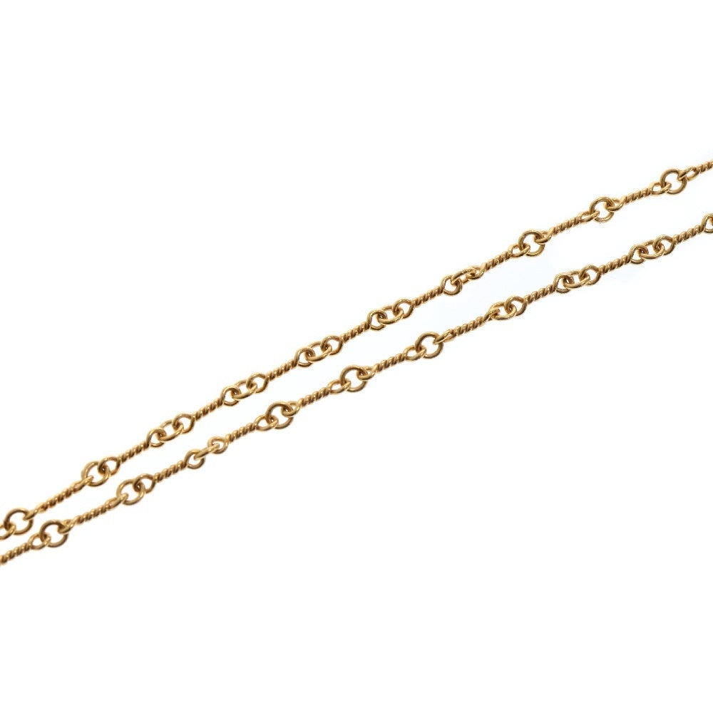CHROME HEARTS(クロムハーツ) 22K NECKCHAIN T24 ツイストチェーンネックレス 24inch ゴールド