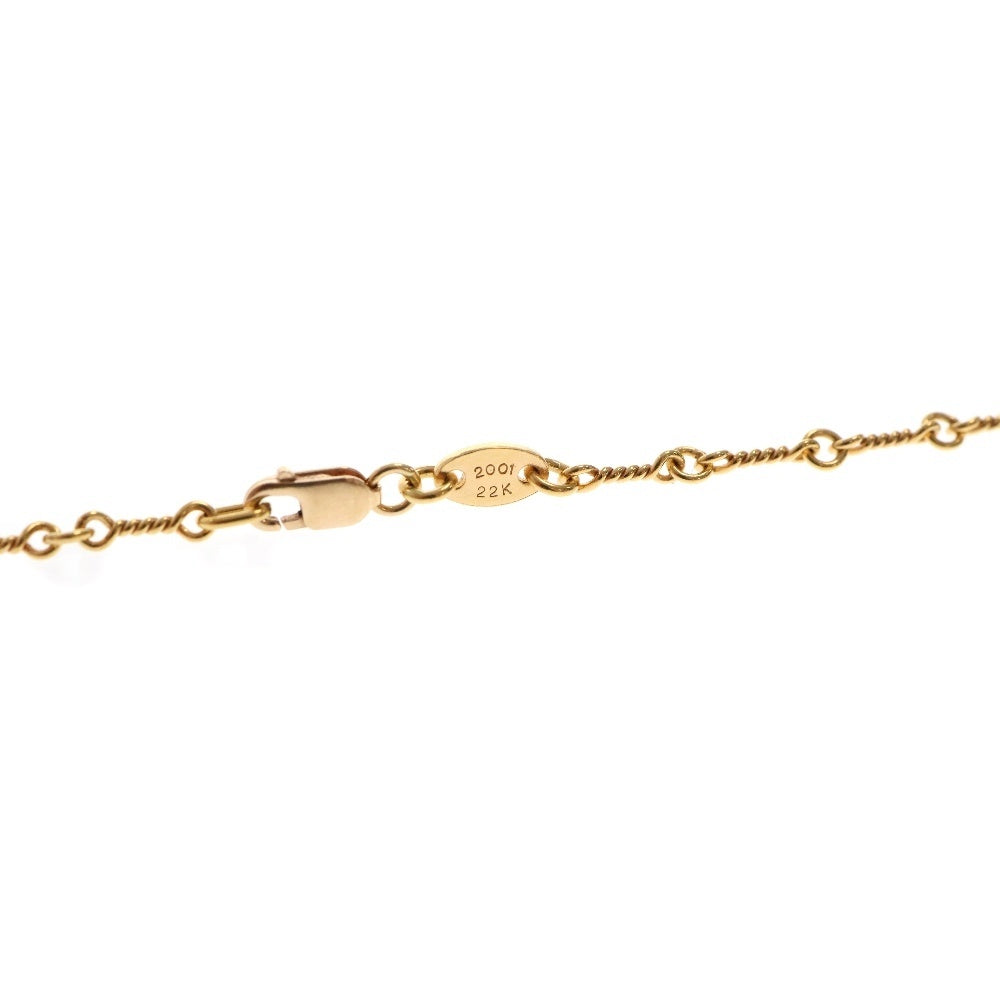 CHROME HEARTS(クロムハーツ) 22K NECKCHAIN T24 ツイストチェーンネックレス 24inch ゴールド