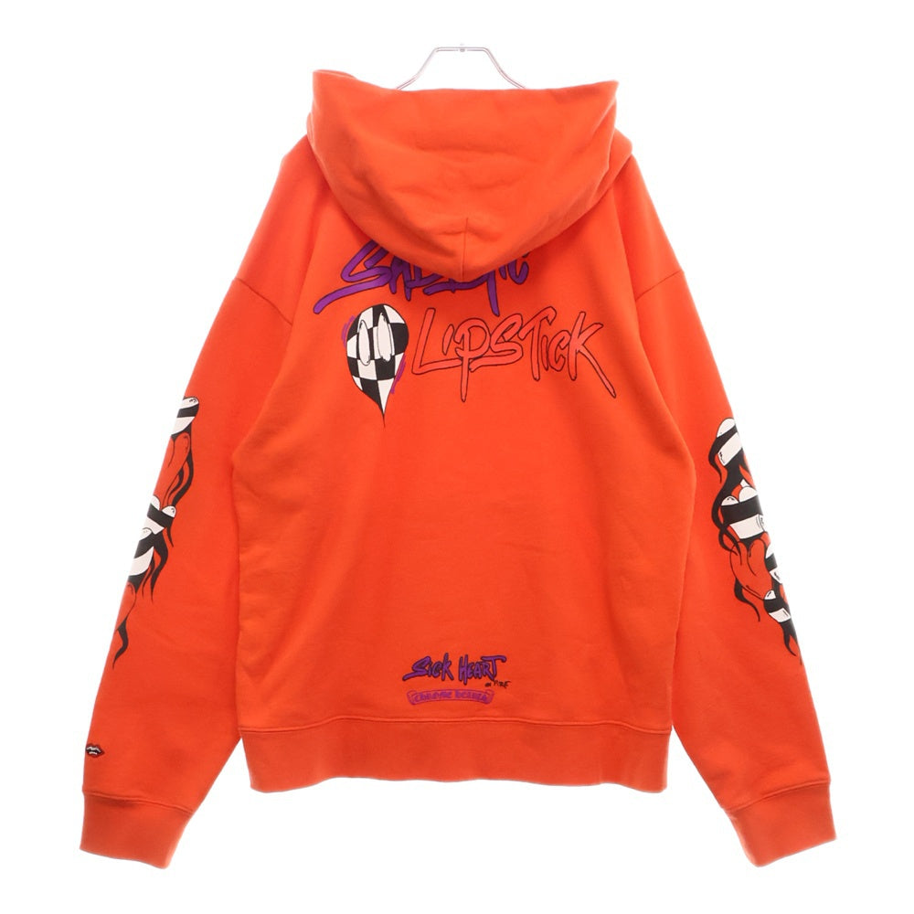 CHROME HEARTS(クロムハーツ) SWTSHRT PPO U HD PLVR MATTY RED MATTY BOY マッティボーイチョンパープリテンスプルオーバーフーディ パーカー レッド