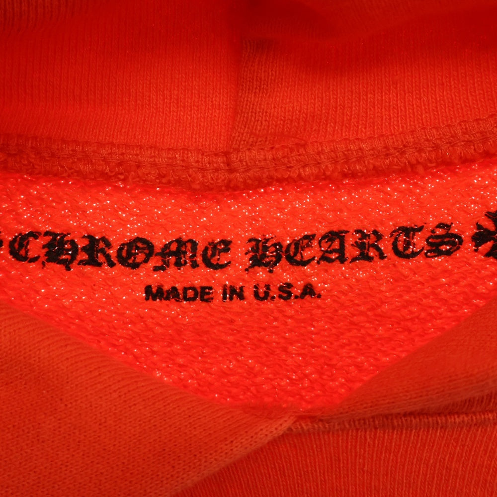 CHROME HEARTS(クロムハーツ) SWTSHRT PPO U HD PLVR MATTY RED MATTY BOY マッティボーイチョンパープリテンスプルオーバーフーディ パーカー レッド