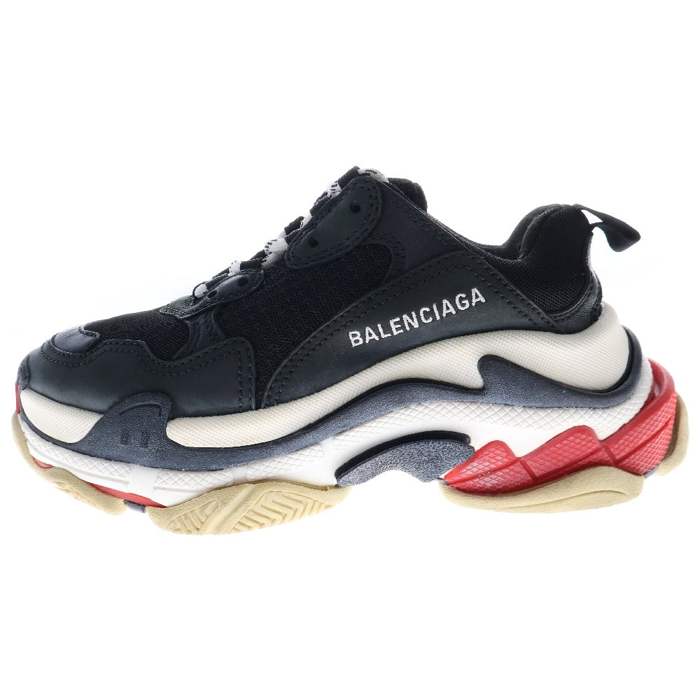 BALENCIAGA(バレンシアガ) Triple-S Trainers 524037 トリプルS レースアップ ローカットスニーカー ブラック