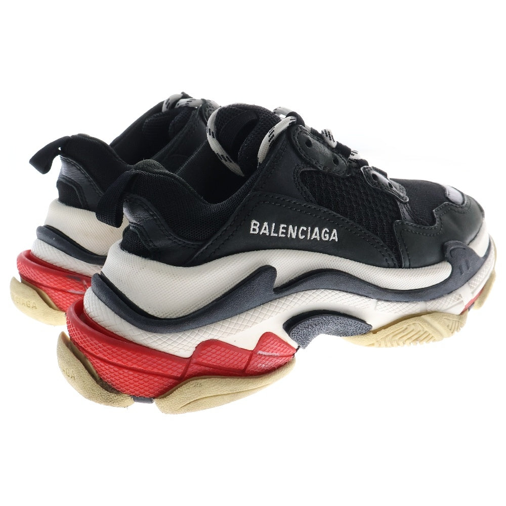 BALENCIAGA(バレンシアガ) Triple-S Trainers 524037 トリプルS レースアップ ローカットスニーカー ブラック