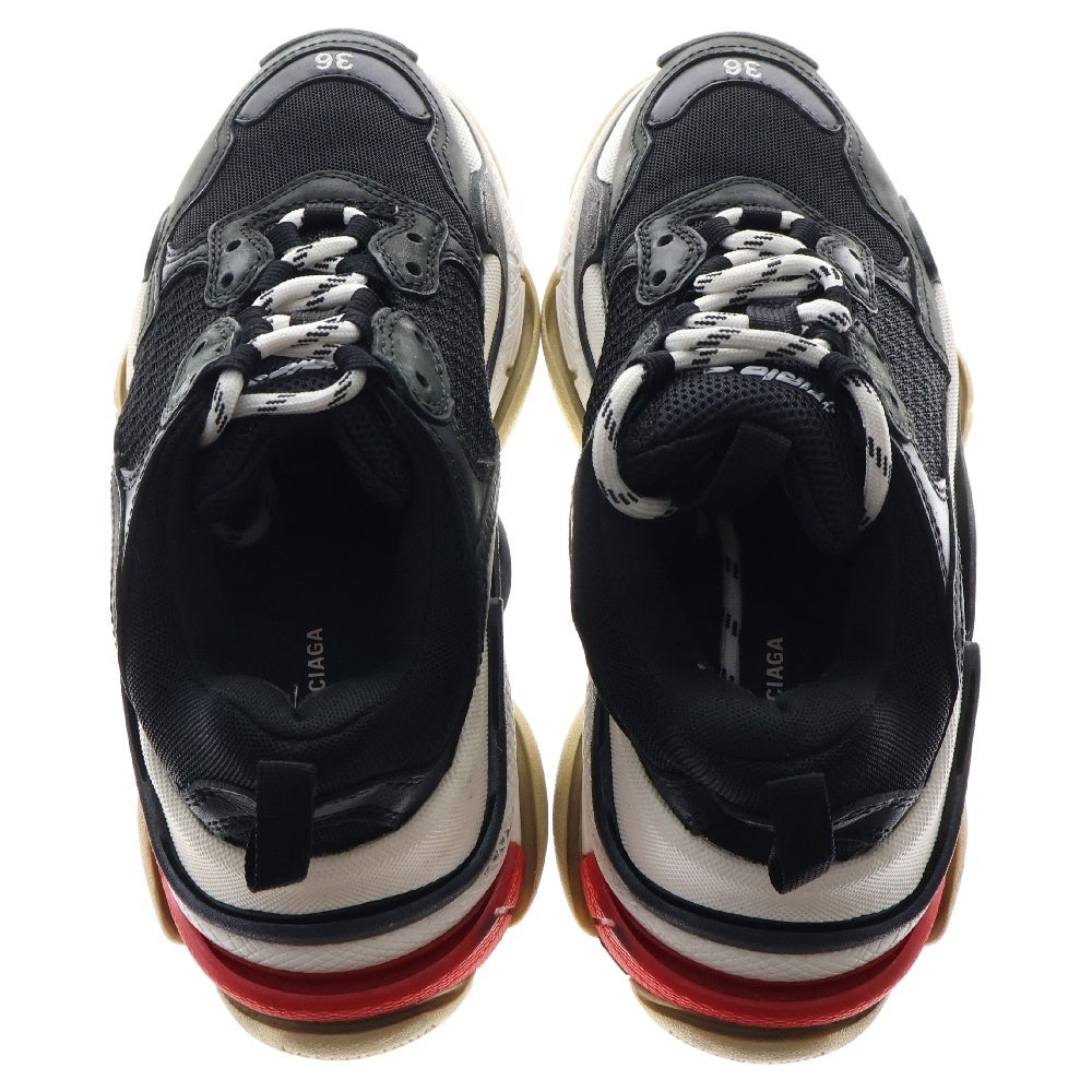BALENCIAGA(バレンシアガ) Triple-S Trainers 524037 トリプルS レースアップ ローカットスニーカー ブラック