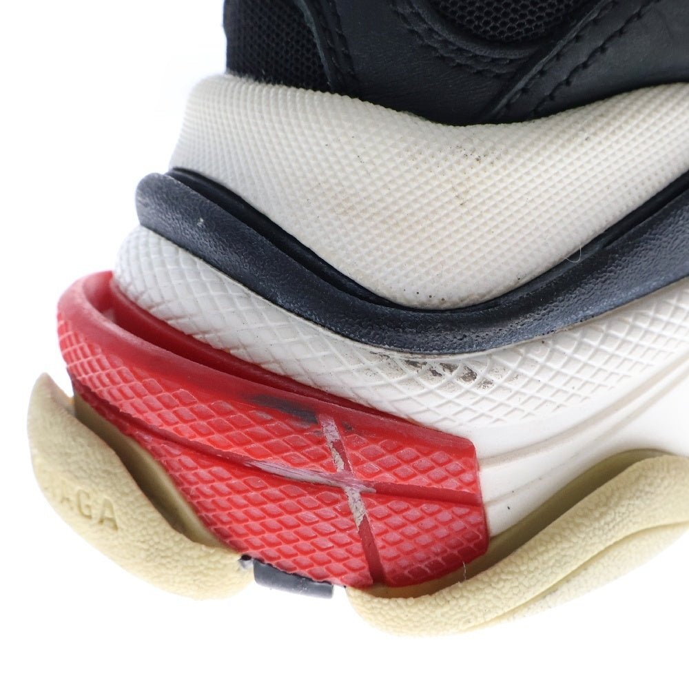 BALENCIAGA(バレンシアガ) Triple-S Trainers 524037 トリプルS レースアップ ローカットスニーカー ブラック