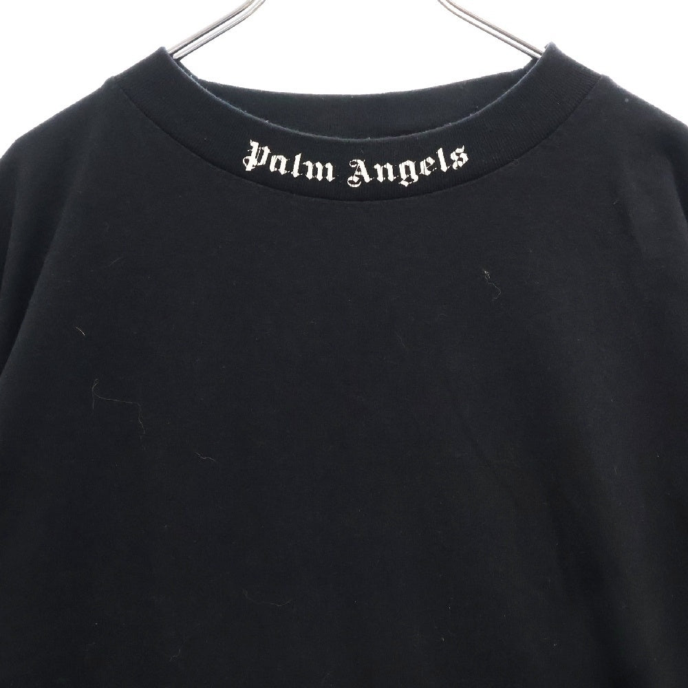 Palm Angels(パームエンジェルス) CLASSIC LOGO OVER TEE クラシックロゴ 半袖Tシャツ カットソー ブラック PMAA002E20JER001