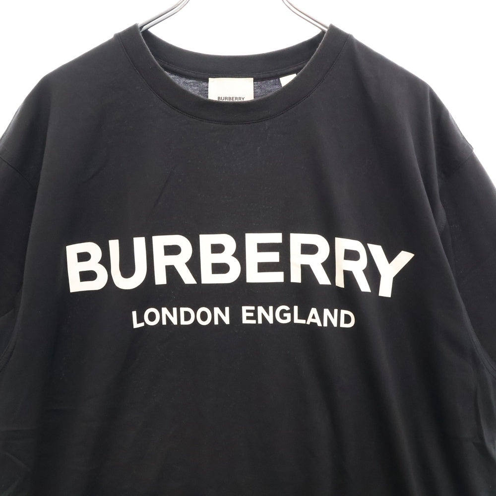 BURBERRY(バーバリー) ロゴプリント 半袖Tシャツ カットソー 8009494 ブラック