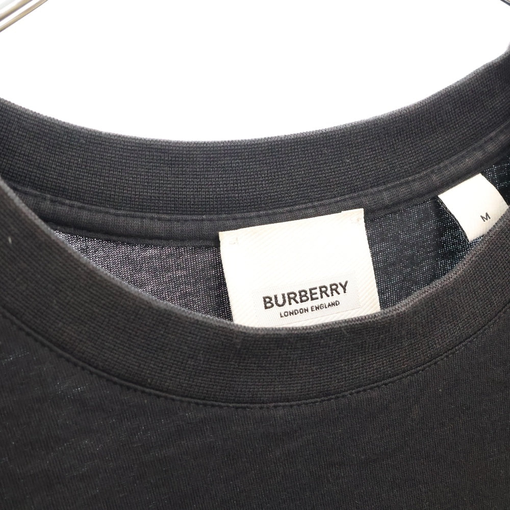 BURBERRY(バーバリー) ロゴプリント 半袖Tシャツ カットソー 8009494 ブラック