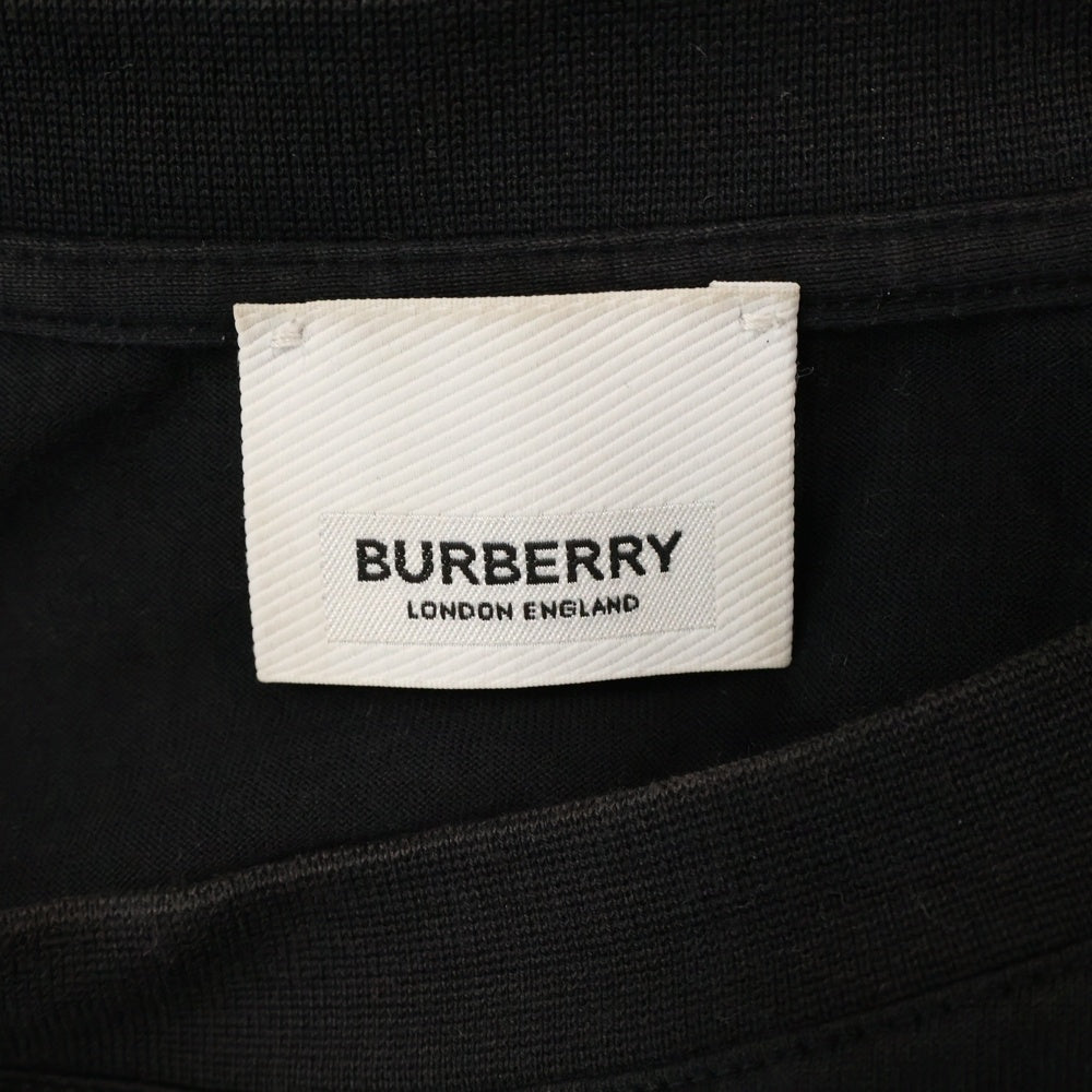 BURBERRY(バーバリー) ロゴプリント 半袖Tシャツ カットソー 8009494 ブラック