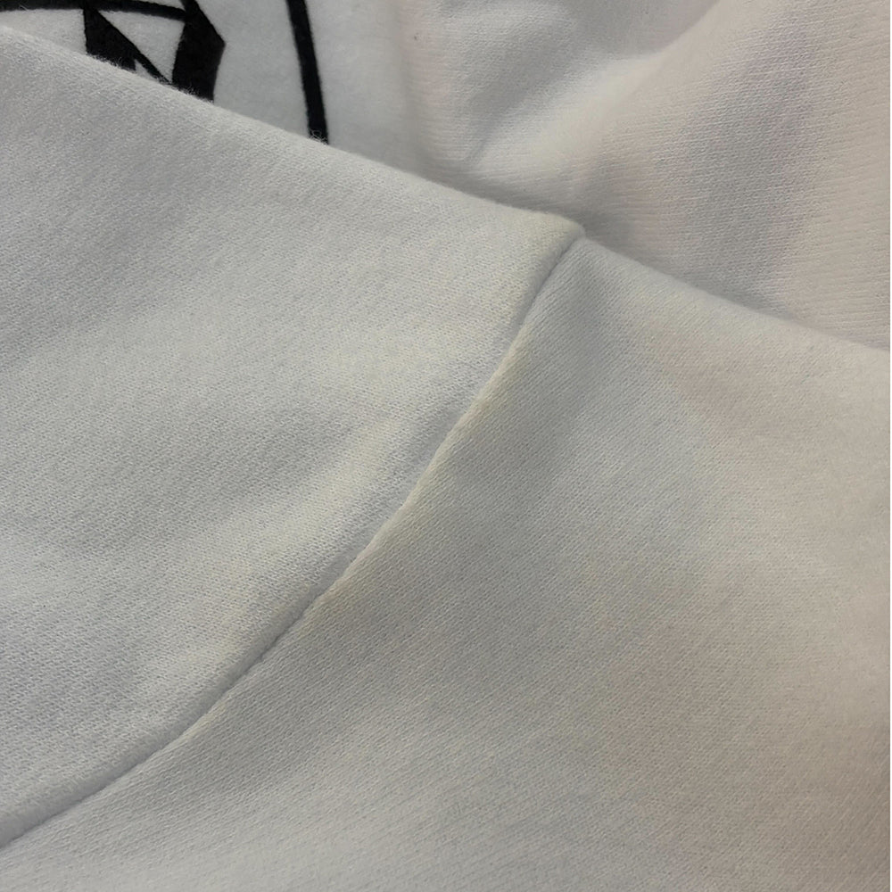 CHROME HEARTS(クロムハーツ) Horseshoe Crewneck Sweatshirt ホースシュープリント 袖フローラル クルーネックスウェットトレーナー ホワイト