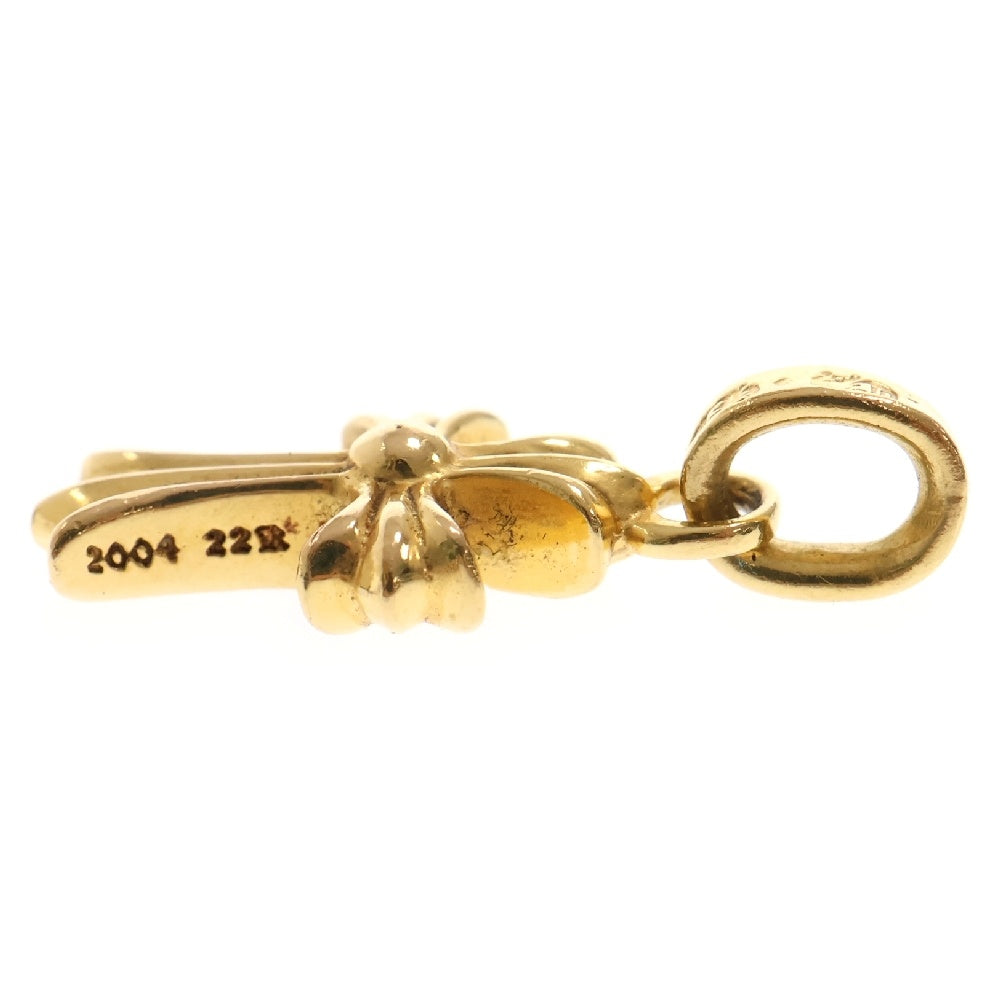 CHROME HEARTS(クロムハーツ) 22K CRS BBYFAT P/DIA ベイビーファットクロス PAVEダイヤ ペンダントトップ ゴールド BCA035