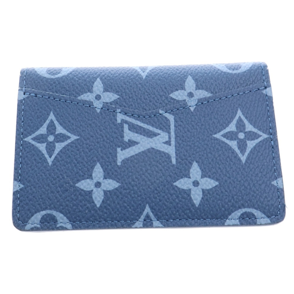 LOUIS VUITTON(ルイヴィトン) モノグラム オーガナイザー ドゥポッシュ カードケース ブルー M82796