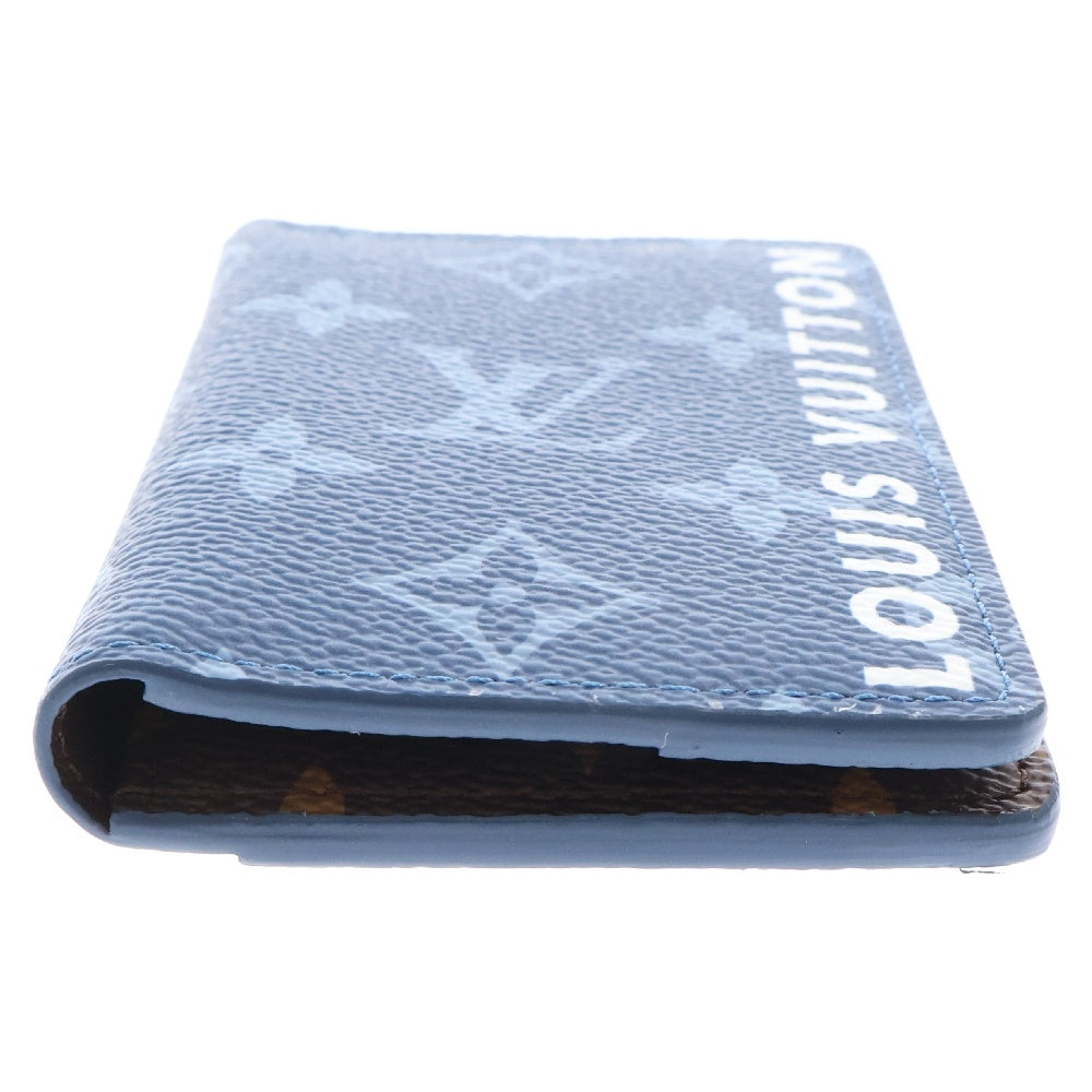 LOUIS VUITTON(ルイヴィトン) モノグラム オーガナイザー ドゥポッシュ カードケース ブルー M82796