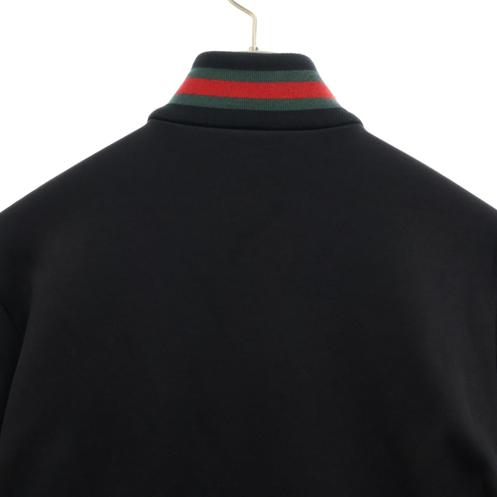 GUCCI(グッチ) Equestrian Bomber Jacket エンブレムワッペンデザイン ジップアップトラックジャケット 345396 X7084