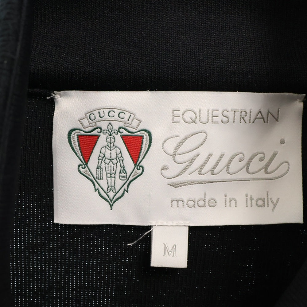 GUCCI(グッチ) Equestrian Bomber Jacket エンブレムワッペンデザイン ジップアップトラックジャケット 345396 X7084
