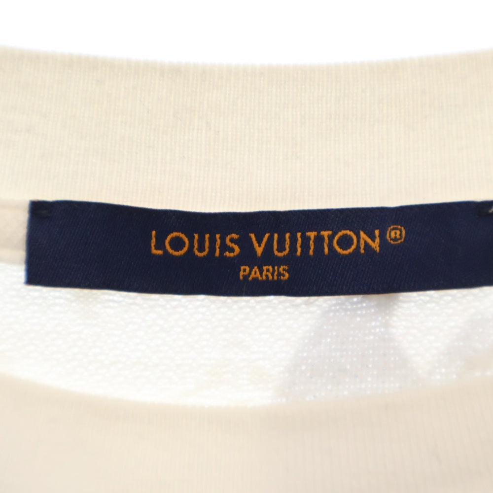 LOUIS VUITTON(ルイヴィトン) 24SS モノグラム ボタニカル柄 半袖Tシャツ カットソー ホワイト RM241M DFK HQY01W