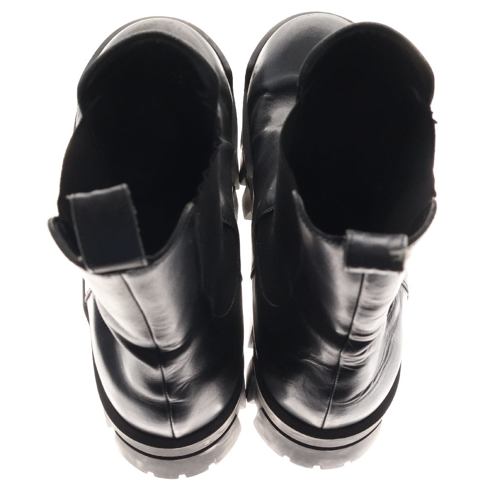 BALENCIAGA(バレンシアガ) BULLDOZER CHELSEA ブルドーザーチェールシー サイドゴアレザーブーツ 693968 ブラック