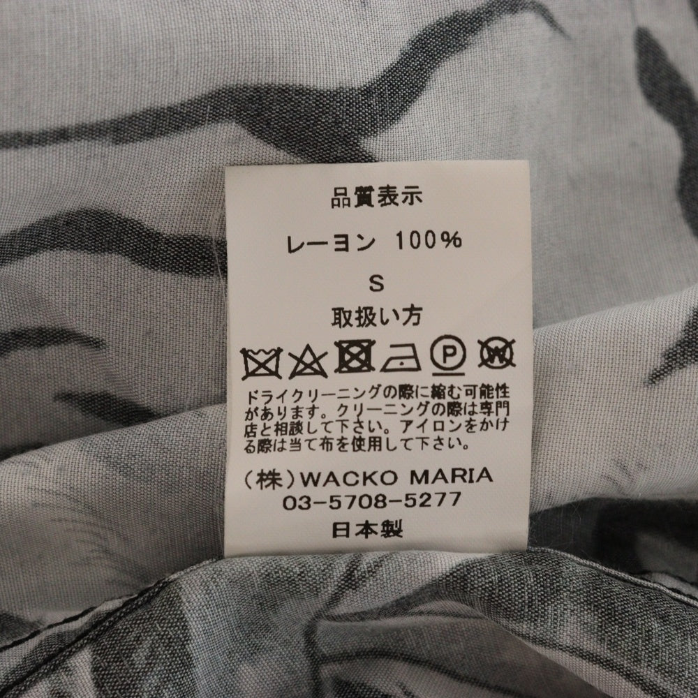 WACKO MARIA(ワコマリア) 23AW TIM LEHI / HAWAIIAN SHIRT L/S ティムリーハイ ハワイアンシャツ ロングスリーブ 長袖アロハシャツ 23FW-WMS-HI01LI グレー