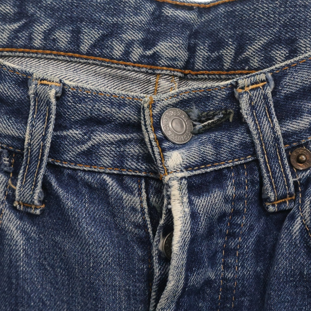 Levi's(リーバイス) 70S VINTAGE 501 BIG E 後期 ボタン裏8 足長R 並行ステッチ ヴィンテージ ボタンフライ デニムパンツ インディゴ